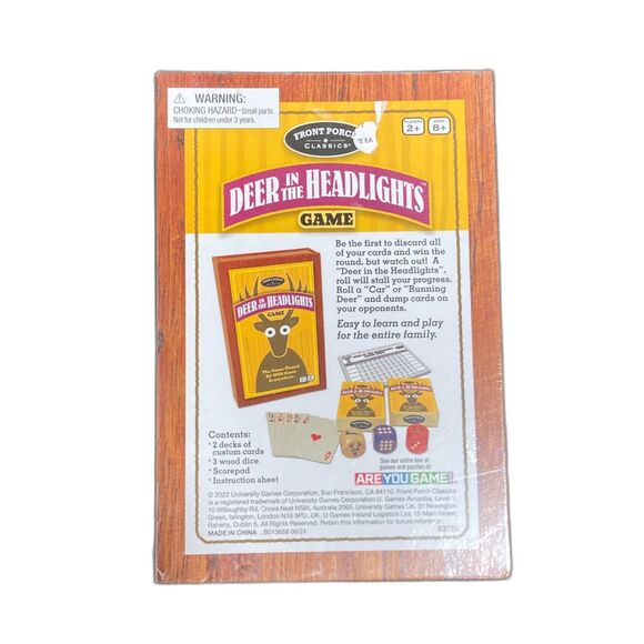 Front Porch Classics - Deer in The Headlights Card & Dice Game Ages 5 & Up New - Picture 2 of 7